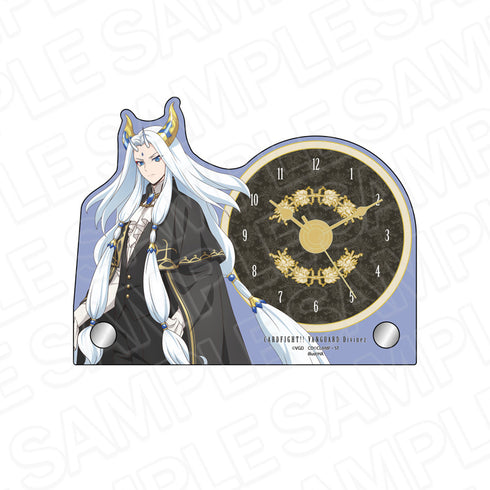 "Cardfight!! Vanguard Divinez: The Phantom Star War" Mini Acrylic Clock: Gabelius (Phantom) New Victorian Ver.