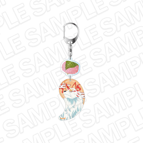 "The Kusunoki Residence with God's Garden" Acrylic Keychain: Mountain God A