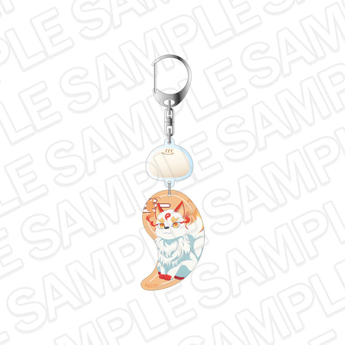 "The Kusunoki Residence with God's Garden" Acrylic Keychain: Mountain God B