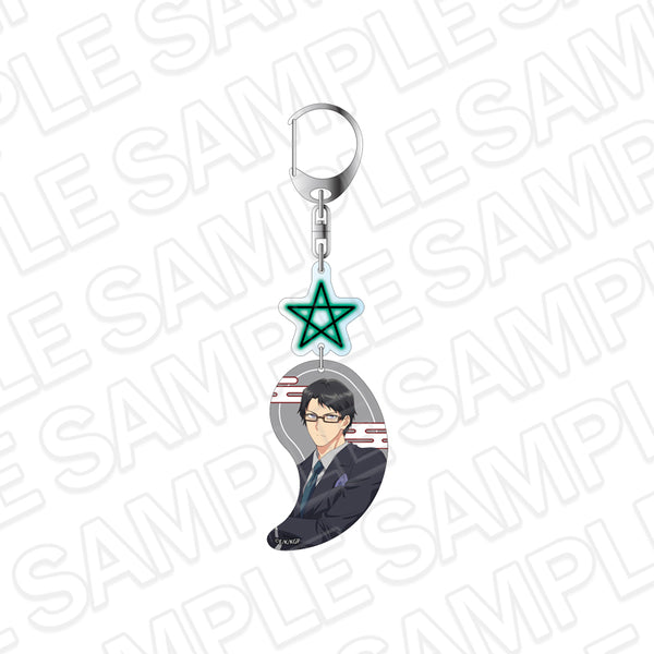 "The Kusunoki Residence with God's Garden" Acrylic Keychain by Harima Saiga