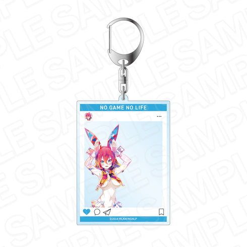 『ノーゲーム・ノーライフ』SNS風アクリルキーホルダー PALE TONE series ステファニー・ドーラ サイバーバニー ver.