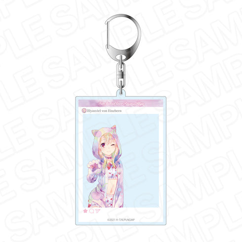 『Fate/kaleid liner プリズマ☆イリヤ Licht 名前の無い少女』SNS風アクリルキーホルダー PALE TONE series イリヤ パジャマ ver.