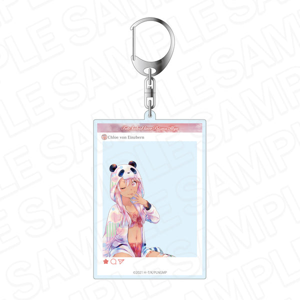 『Fate/kaleid liner プリズマ☆イリヤ Licht 名前の無い少女』SNS風アクリルキーホルダー PALE TONE series クロエ パジャマ ver.