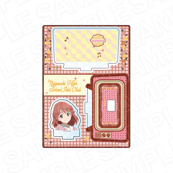 "Love Live! Nijigasaki Academy School Idol Club" Layered Acrylic Stand: Ayumu Uehara (Nijigak Retro Ver.)