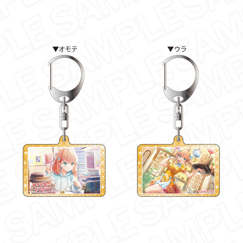 "Love Live! Hasu no Sora Girls' Academy School Idol Club" Double-Sided Keychain: Kaho Hinoshita & Kototake Yoren Ver.