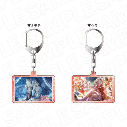 "Love Live! Hasu no Sora Girls' Academy School Idol Club" Double-Sided Keychain: Ceras, Yanagida, Lilienfeld, Shiren Kotonosuzume Ver.