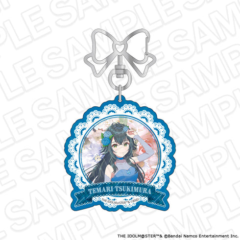 『学園アイドルマスター』アクリルキーホルダー 月村手毬 floral dress ver.