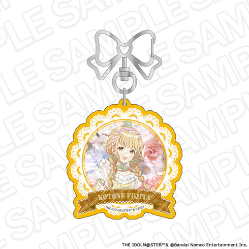 『学園アイドルマスター』アクリルキーホルダー 藤田ことね floral dress ver.