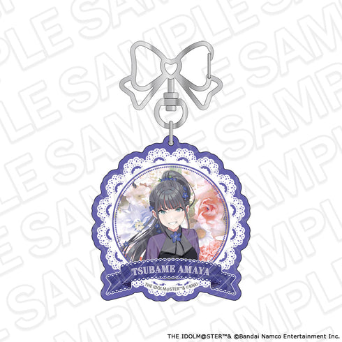 『学園アイドルマスター』アクリルキーホルダー 雨夜 燕 floral dress ver.
