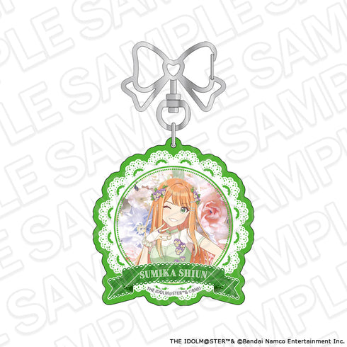 『学園アイドルマスター』アクリルキーホルダー 紫雲清夏 floral dress ver.