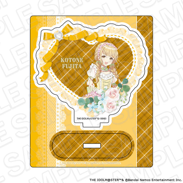 『学園アイドルマスター』アクリルスタンド 藤田ことね floral dress ver.