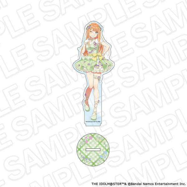 『学園アイドルマスター』アクリルフィギュア 紫雲清夏 floral dress ver.