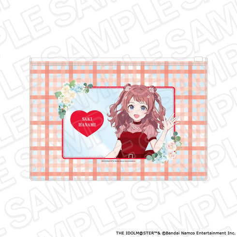 『学園アイドルマスター』クリアポーチ 花海咲季 floral dress ver.