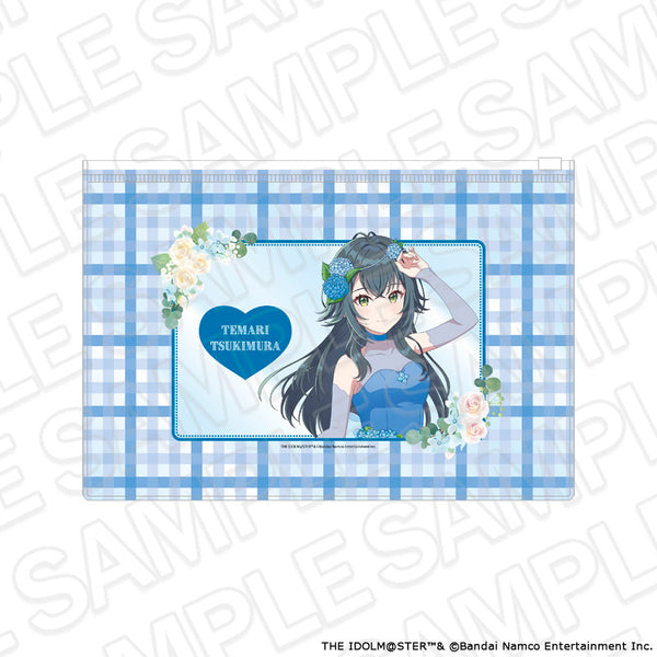『学園アイドルマスター』クリアポーチ 月村手毬 floral dress ver.