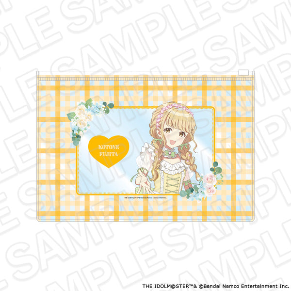 『学園アイドルマスター』クリアポーチ 藤田ことね floral dress ver.
