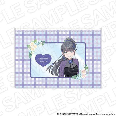 『学園アイドルマスター』クリアポーチ 雨夜 燕 floral dress ver.