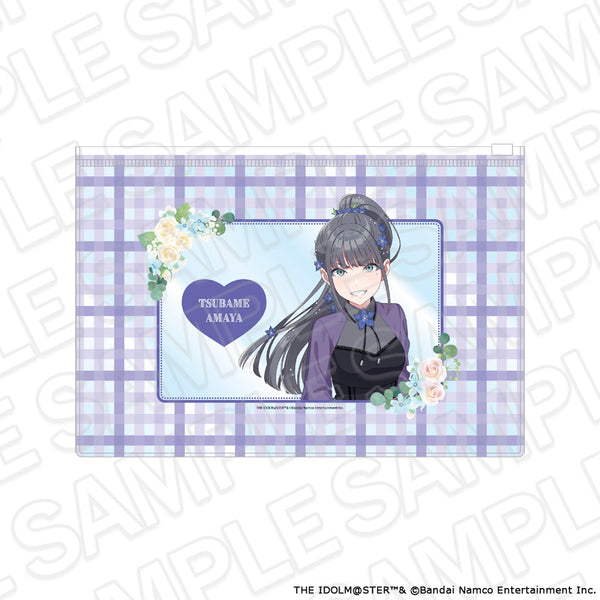 『学園アイドルマスター』クリアポーチ 雨夜 燕 floral dress ver.
