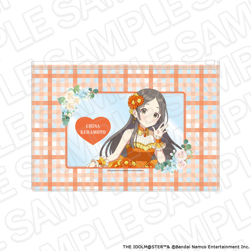 『学園アイドルマスター』クリアポーチ 倉本千奈 floral dress ver.