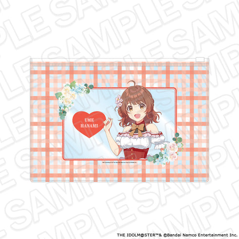 『学園アイドルマスター』クリアポーチ 花海佑芽 floral dress ver.