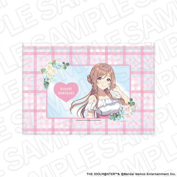 『学園アイドルマスター』クリアポーチ 姫崎莉波 floral dress ver.