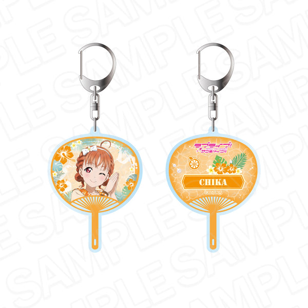 『ラブライブ!サンシャイン!!』両面キーホルダー 高海千歌 アロハ衣装 ver.