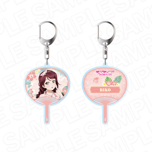 『ラブライブ!サンシャイン!!』両面キーホルダー 桜内梨子 アロハ衣装 ver.