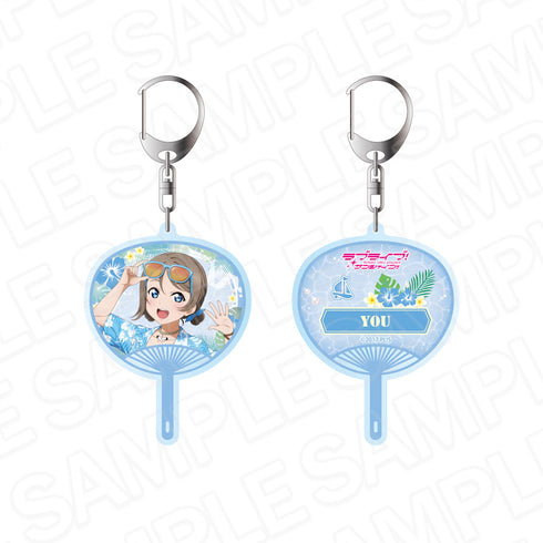 『ラブライブ!サンシャイン!!』両面キーホルダー 渡辺 曜 アロハ衣装 ver.