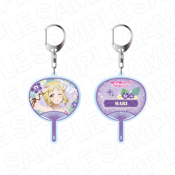 『ラブライブ!サンシャイン!!』両面キーホルダー 小原鞠莉 アロハ衣装 ver.