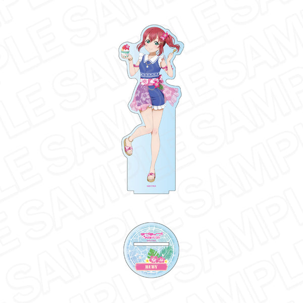 『ラブライブ!サンシャイン!!』デカアクリルスタンド 黒澤ルビィ アロハ衣装 ver.