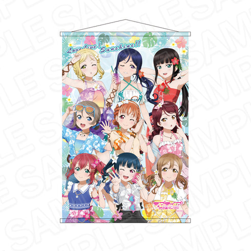 『ラブライブ!サンシャイン!!』B2ラメタペストリー アロハ衣装 ver.