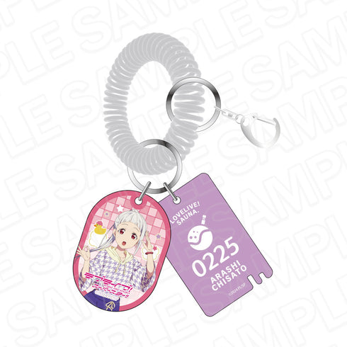 『ラブライブ!スーパースター!!』銭湯風キーホルダー 嵐 千砂都 サウナ ver.