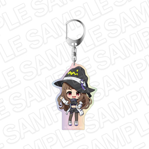『アイドルマスター シンデレラガールズ』オーロラアクリルキーホルダー 神谷奈緒 サイバーウィッチ ミニキャラ ver.