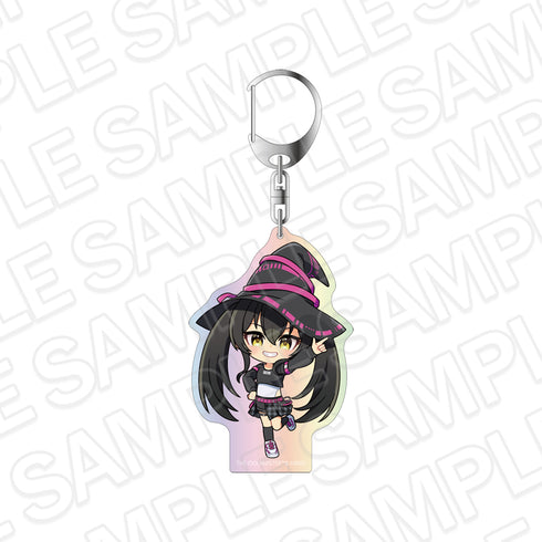 『アイドルマスター シンデレラガールズ』オーロラアクリルキーホルダー 的場梨沙 サイバーウィッチ ミニキャラ ver.