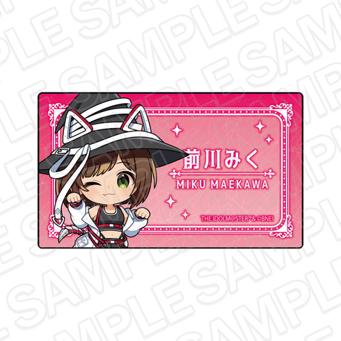 『アイドルマスター シンデレラガールズ』アクリルネームバッジ 前川みく サイバーウィッチ ミニキャラ ver.