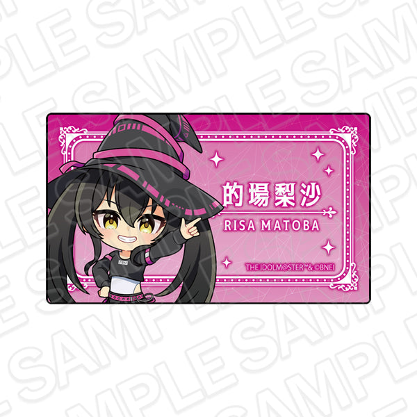 『アイドルマスター シンデレラガールズ』アクリルネームバッジ 的場梨沙 サイバーウィッチ ミニキャラ ver.