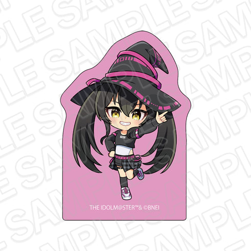 『アイドルマスター シンデレラガールズ』ダイカットステッカー 的場梨沙 サイバーウィッチ ミニキャラ ver.