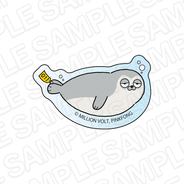 『SEALOOK』ゆらゆらアクリルブロック 隈ザラシ