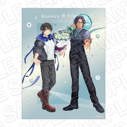 『AHSキャラクターズ』キャンバスプレート 氷山キヨテル&フリモメン flower ver.