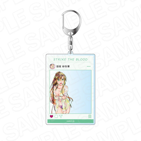 『ストライク・ザ・ブラッドFINAL』SNS風アクリルキーホルダー PALE TONE series 煌坂 紗矢華 Yシャツ ver.