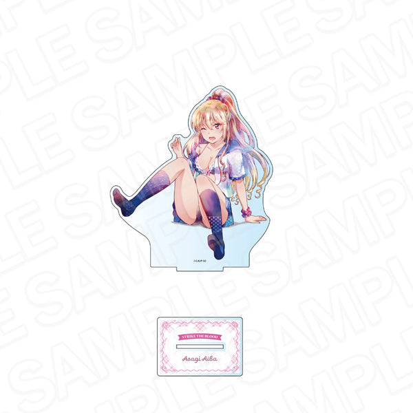 『ストライク・ザ・ブラッドFINAL』デカアクリルスタンド PALE TONE series 藍羽 浅葱 尻もち ver.