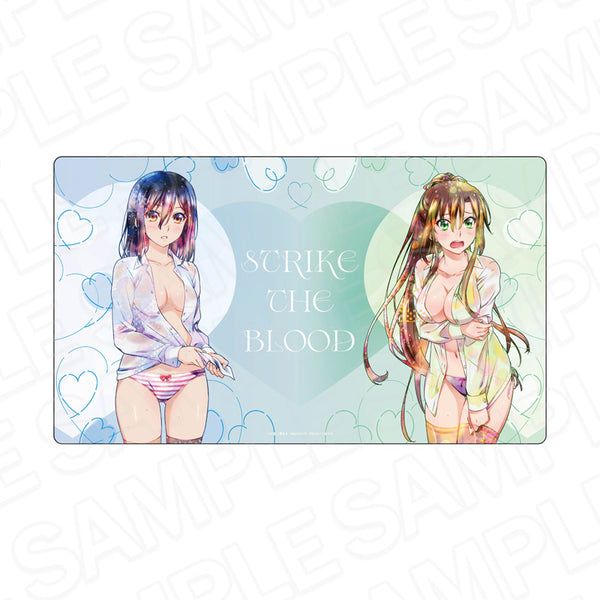 『ストライク・ザ・ブラッドFINAL』ラバーデスクマット PALE TONE series 雪菜&紗矢華 Yシャツ ver.