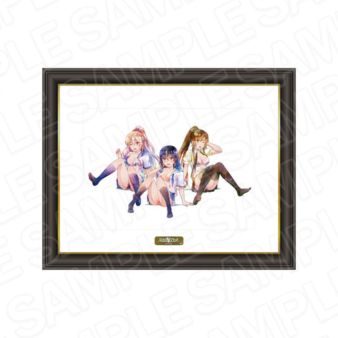 『ストライク・ザ・ブラッドFINAL』メモリアルアート PALE TONE series 雪菜&浅葱&紗矢華 尻もち ver.
