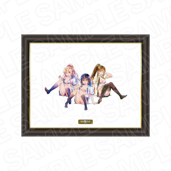 『ストライク・ザ・ブラッドFINAL』メモリアルアート PALE TONE series 雪菜&浅葱&紗矢華 尻もち ver.
