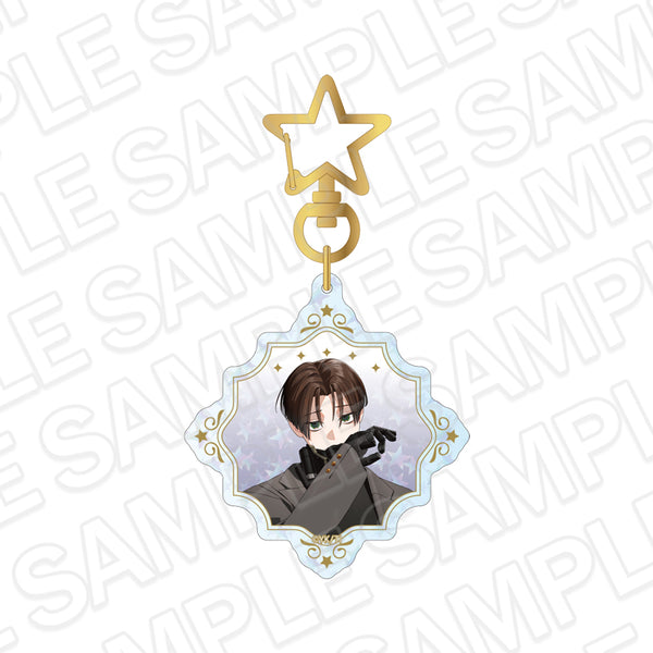 "Galaxy Express" Milky☆Subway Hologram Keychain Cart Party Ver.