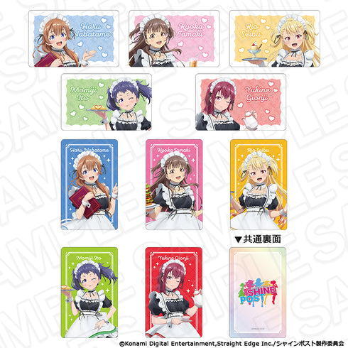 "Shine Post" Hologram Card (Random) Maid Outfit Ver. Set