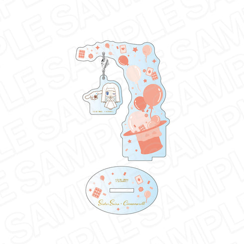 『怪盗セイント・テール×サンリオキャラクターズ』ふらふらアクリルスタンド シスター×シナモロール