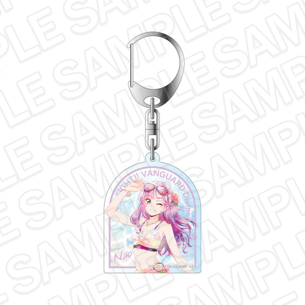 『カードファイト!! ヴァンガード Divinez デラックス決勝編』アクリルキーホルダー PALE TONE series 員弁ナオ バカンス ver.