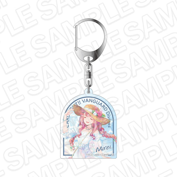 『カードファイト!! ヴァンガード Divinez デラックス決勝編』アクリルキーホルダー PALE TONE series 御薬袋ミレイ バカンス ver.