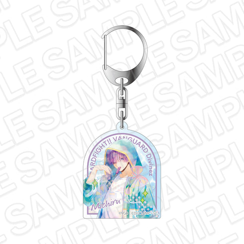 "Cardfight!! Vanguard Divinez Deluxe: Finals" Acrylic Keychain - PALE TONE Series: Michiru Mawama Vacation Ver.