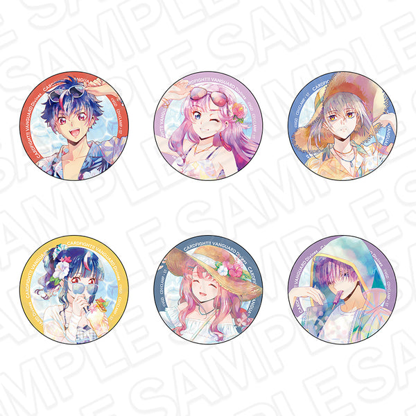 『カードファイト!! ヴァンガード Divinez デラックス決勝編』カンバッジ(ランダム) PALE TONE series バカンス ver. セット